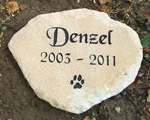 Dog memorial for Denzel